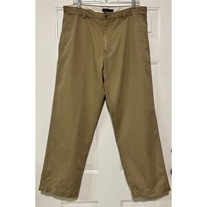MEN'S J. CREW CHINO TWILL KHAKI PANTS-SIZE: 36 X 30